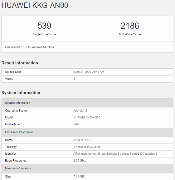 MediaTek Dimensity 800 5G и 8 ГБ ОЗУ. Подтверждены основные характеристики Honor X10 Max 5G