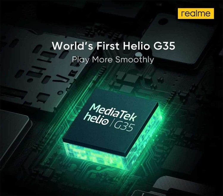 Realme C11 станет первым в мире смартфоном на платформе MediaTek Helio G35