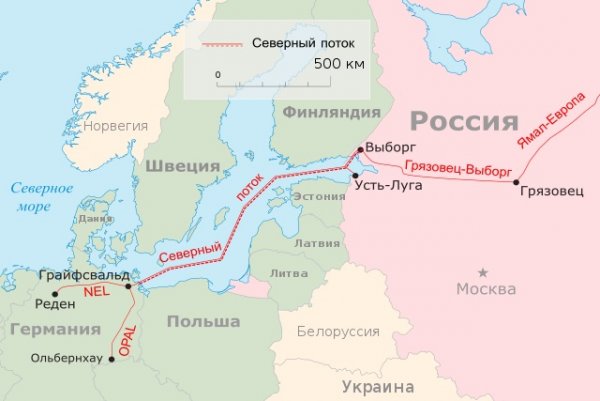 Дания разрешила достроить Северный поток-2 в своих водах