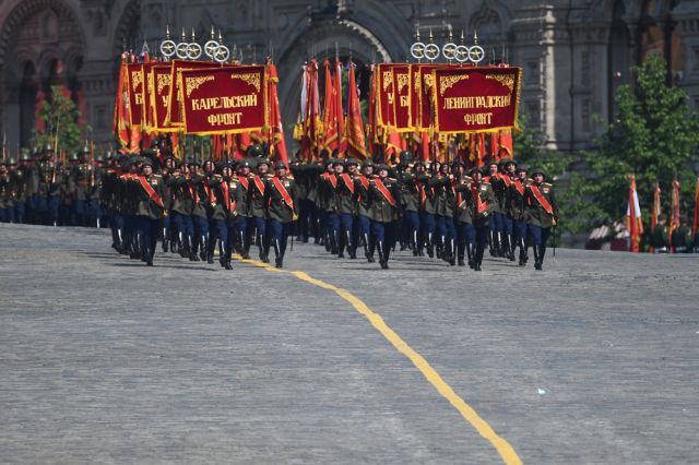 Генеральная репетиция парада Победы в Москве