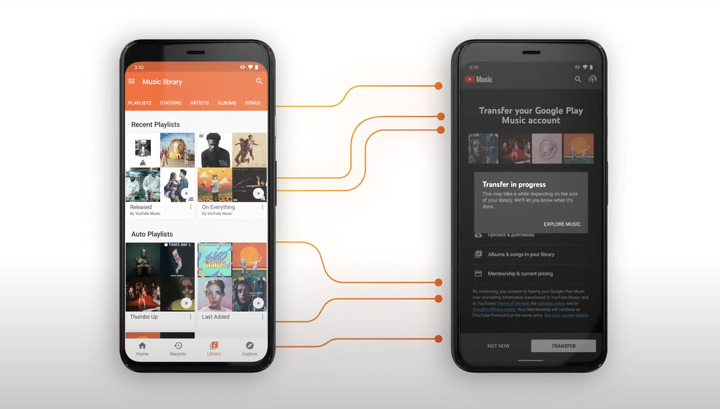 Google открыла миграцию из старого музыкального сервиса в новый