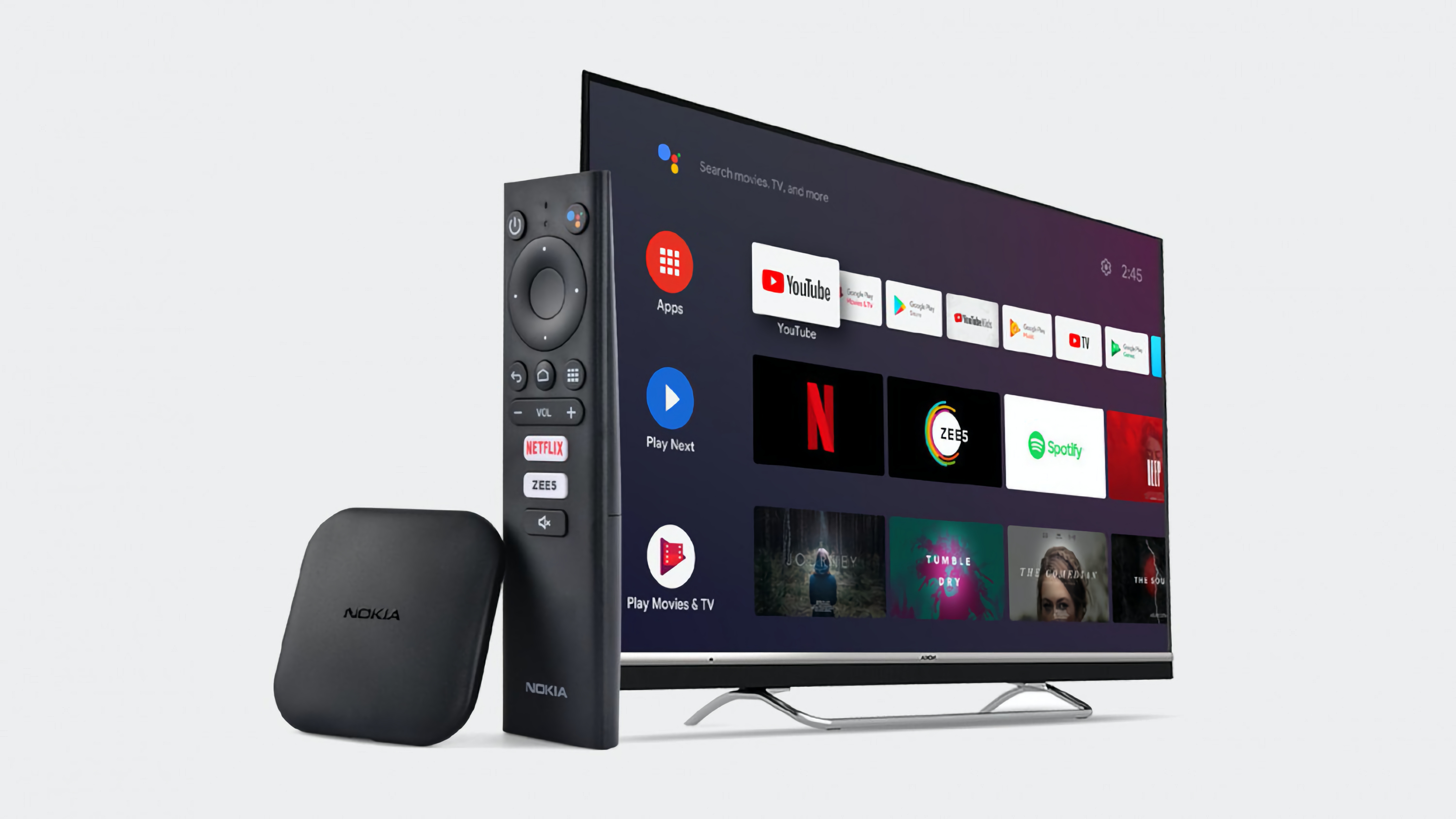 Nokia Media Streamer: приставка на Android TV с четырёхъядерным чипом, 1 ГБ ОЗУ, встроенным Chromecast и ценников в $46