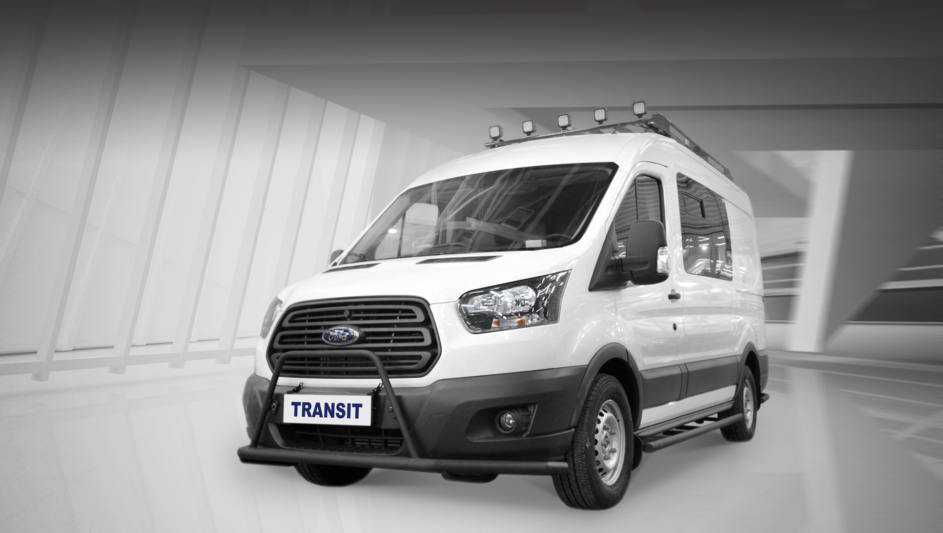 Российский Ford Transit приспособлен для охотников