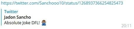 Это просто смешно. Санчо отреагировал на штраф за стрижку, а затем удалил твит
